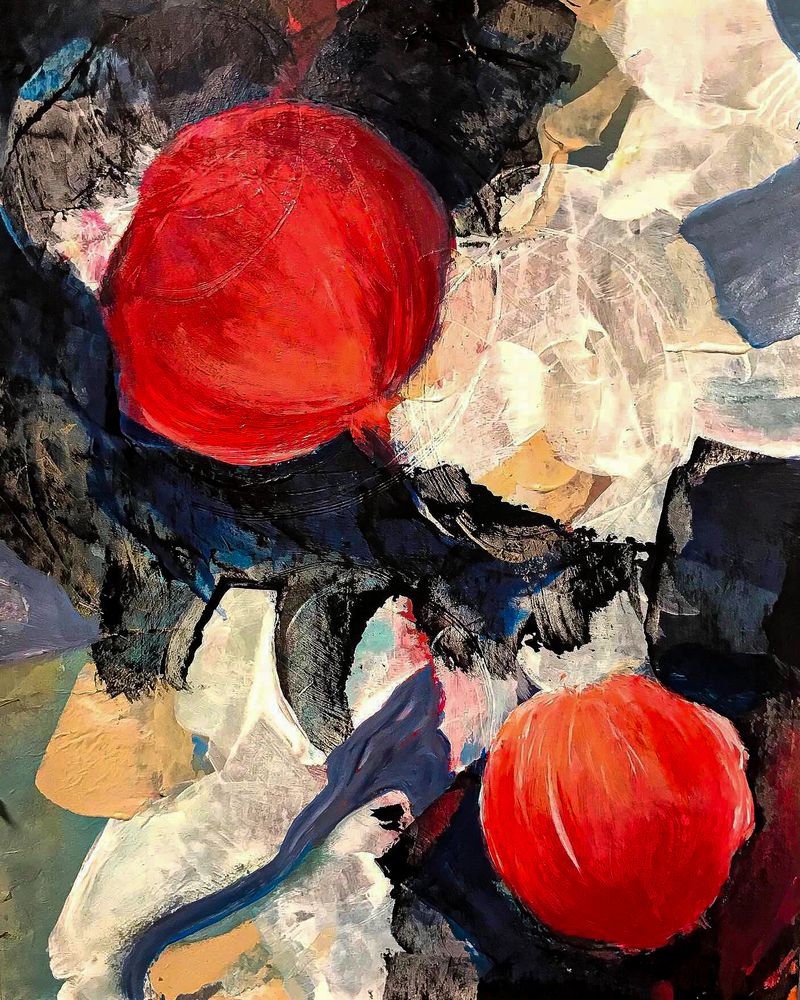 Abstract painting by Michelle Harris
