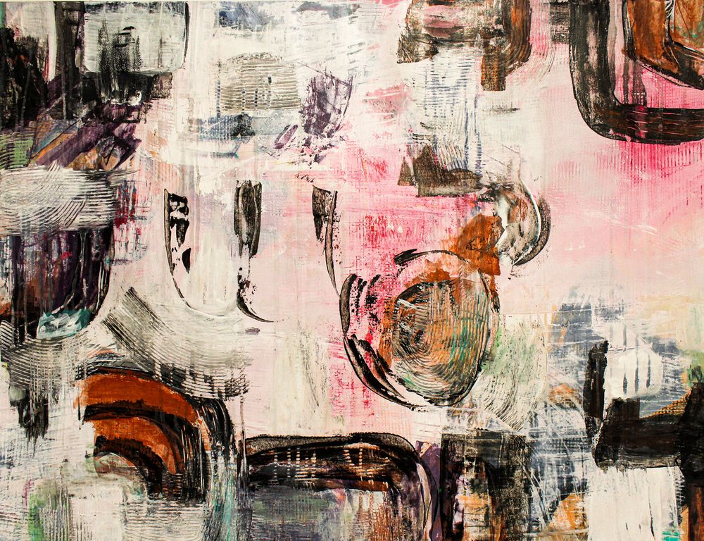Abstract painting by Michelle Harris